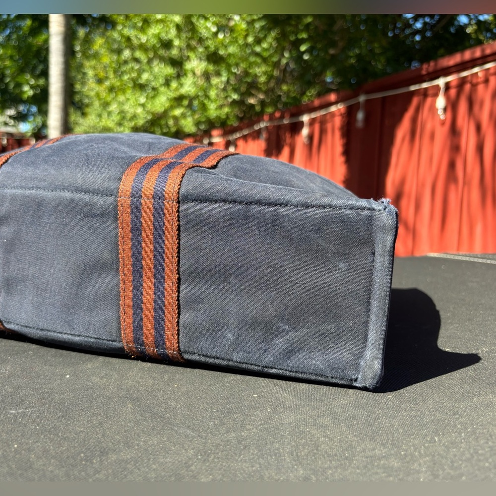Vintage Hermes Canvas Tote Bag - Picture 4 of 11